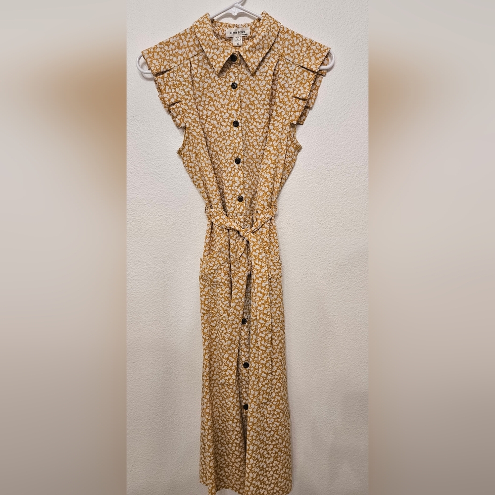 Floral Button-Up Dress